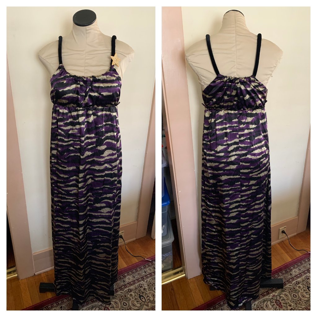 Anthropologie - Nwt Printed Silk Maxi Dress
